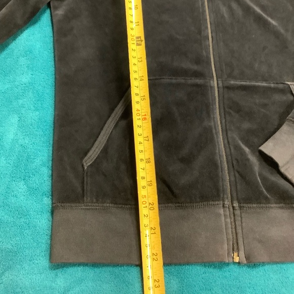 Juicy Couture Velour Pants 34 x 34 Zip Up Hoodie Tracksuit - Picture 4 of 14